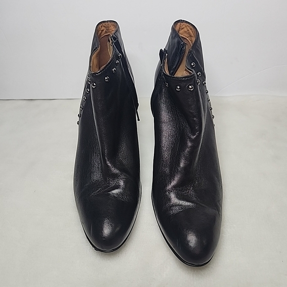 Russell & Bromley Black Leather Ankle Boots Sz 38.5 (7.5) - Picture 8 of 9